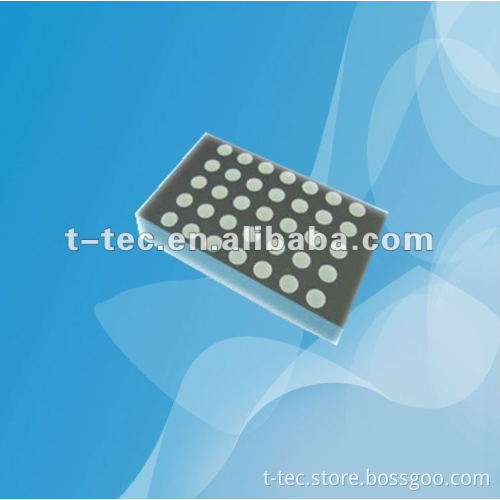 3mm 5x7 white LED dot matrix